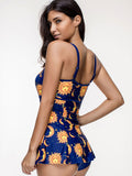 Sun Stars Moon Print One-piece Swimsuit